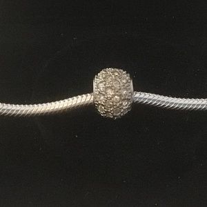 Pave Charm for Pandora Bracelet